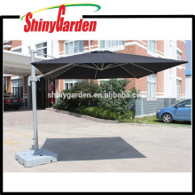 3 * 3M que hace publicidad del paraguas grande voladizo de aluminio del patio al aire libre de Roma, paraguas de la línea del jardín